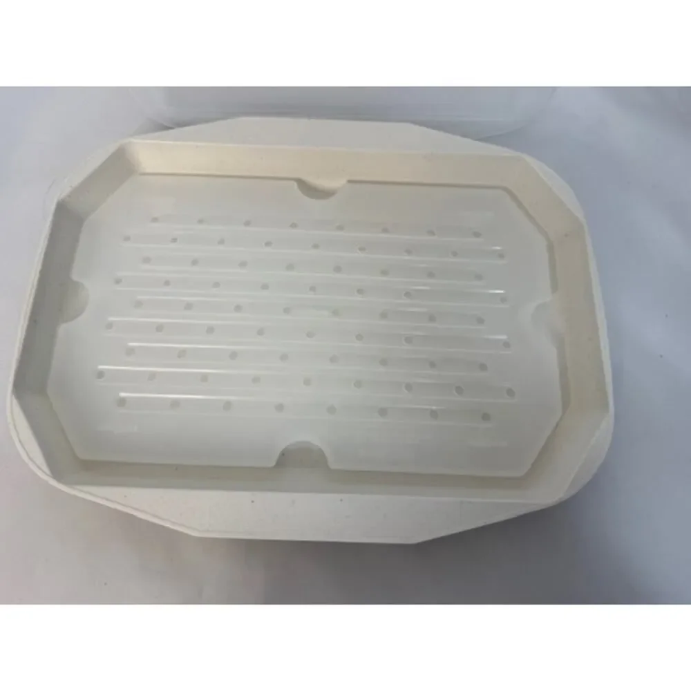 Nordic Ware Microwave Vegetable Seafood Steamer Vented With Lid 3 pc.